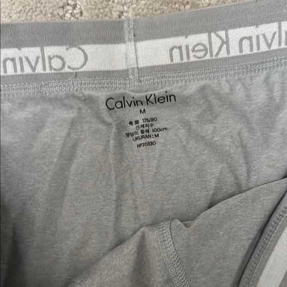 Calvin Klein Gray Boxer Briefs Moisture-Wicking Comfort - Picture 2 of 2